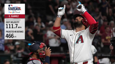 Eugenio Suárez's 466-foot, 111.7 mph home run