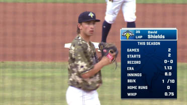 David Shields racks up a career-high seven strikeouts