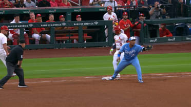 Masyn Winn out at first after review