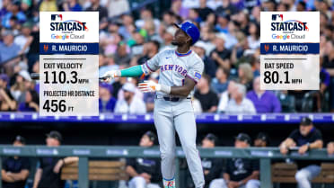 Ronny Mauricio crushes a 456-foot home run