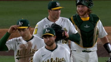 Mason Miller secures the Athletics' victory