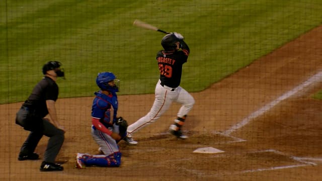 Adrián Sugastey's RBI double